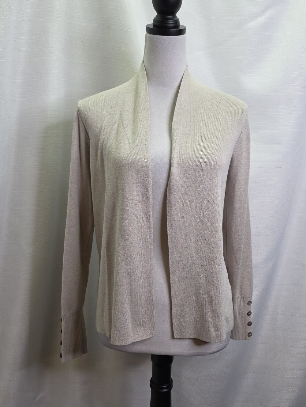 Cyrus Light Brown Open Front Cardigan Sweater Size Small
